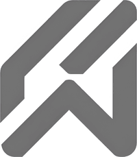 Минималистичный абстрактный логотип компании Квартал Финанс в серых тонах на белом фоне